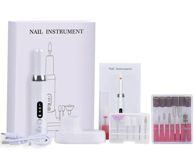 Portable nail polishing machine 