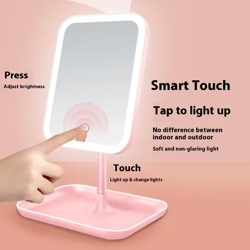 Led Make-up Mirror Portable Smart With Light