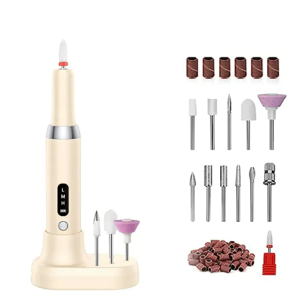 Portable nail polishing machine 