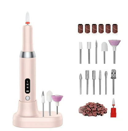 Portable nail polishing machine 